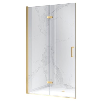 DRZWI PRYSZNICOWE UCHYLNE DO WNEKI ZES KZ21B GL 80 ZLOTE 80 CM 6 MM %5B126268%5D 1200