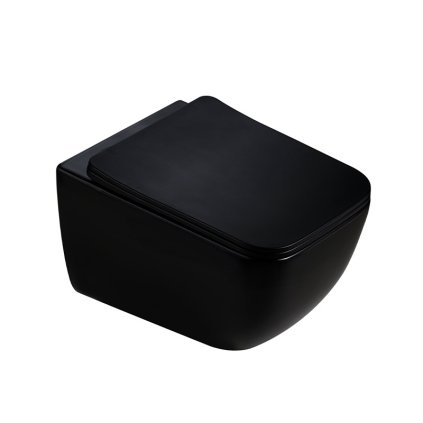 MISKA WC WISZACA TORNADO YUZU MTB TR 03 CZARNY MAT DESKA WOLNOOPADAJACA DUROPLAST %5B133893%5D 1200