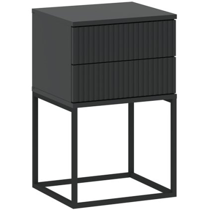 Noční stolek CADRO 2S NR8 PUSH šedá