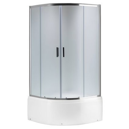 KABINA PRYSZNICOWA POLOKRAGLA Z BRODZIKIEM MAJA CHROM MROZONE SZKLO 90 90 MAJA CH FR 90 90 %5B148085%5D 1200