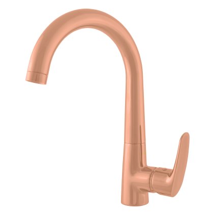 Dřezová baterie AMUR - AM719.xZRK, Zlatá kartáčovaná (SLEZÁK RAV-Připojovací hadičky - závit 3/8")