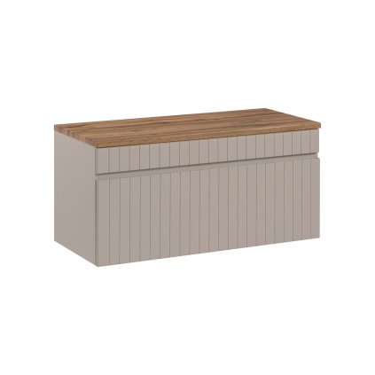 Koupelnová skříňka pod deskové umyvadlo ICC B 100 kašmír/dub coast evoke