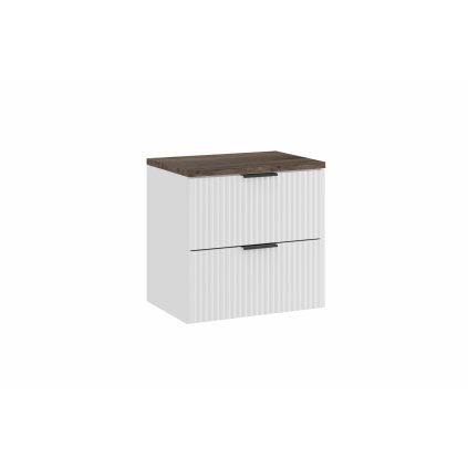 Koupelnová skříňka pod deskové umyvadlo Adel White SET-ADW B VINTAGE 60 bílá/santa fe oak