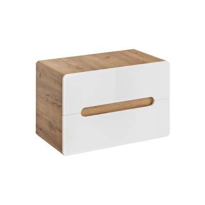 Koupelnová skříňka pod umyvadlo Aruba White 80 dub craft/bílá