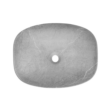 Keramické umyvadlo na desku UN-ANNA-MH1, béžová