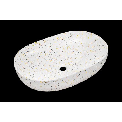 Keramické umyvadlo na desku UN-LILI-MW21, vícebarevná