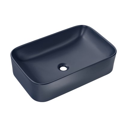 Keramické umyvadlo na desku UN-KAMA-MNB-60, tmavě modrá