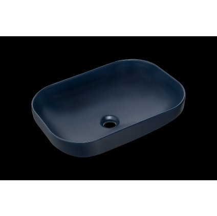 Keramické umyvadlo na desku UN-NELI-MNB, tmavě modrá