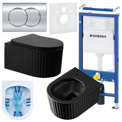 ZESTAW PODTYNKOWY WC STELAZ GEBERIT DUOFI MISKA LUMA MTB RIM 03 PRZYCISK DELTA 01 CHROM %5B159121%5D 1200