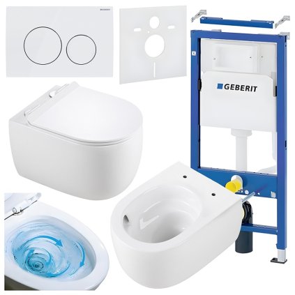 ZESTAW PODTYNKOWY WC STELAZ GEBERIT DUOFI MISKA LAKE WH TR 01 PRZYCISK DELTA 20 BIALY %5B159600%5D 1200