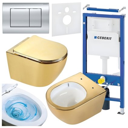 ZESTAW PODTYNKOWY WC STELAZ GEBERIT DUOFI MISKA MIZU GL WH TR 03 PRZYCISK DELTA 30 CHROM %5B159834%5D 1200