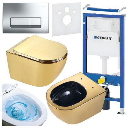 ZESTAW PODTYNKOWY WC STELAZ GEBERIT DUOFI MISKA MIZU GL BL TR 03 PRZYCISK DELTA 50 CHROM %5B160119%5D 1200