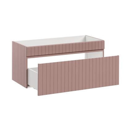 Koupelnová skříňka pod umyvadlo Iconic Rose 100 antická růžová