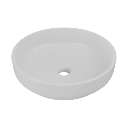 Keramické umyvadlo na desku RIVER 1 CONCRETE GREY MATT UN 40, šedá