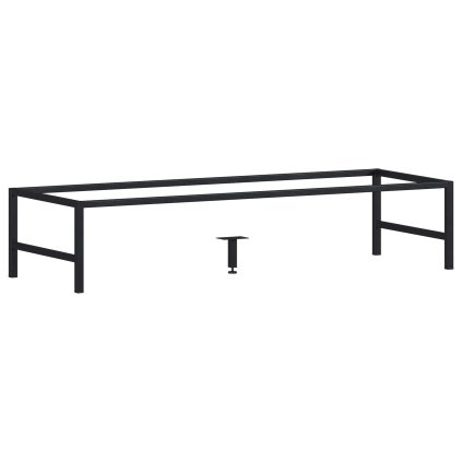 Nábytkové nožičky pro skříňky Monako Grey Oak 140 černá