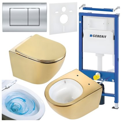 ZESTAW PODTYNKOWY WC STELAZ GEBERIT DUOFI MISKA FLOW GL WH TR 03 PRZYCISK DELTA 30 CHROM %5B161466%5D 1200
