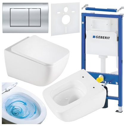 ZESTAW PODTYNKOWY WC STELAZ GEBERIT DUOFI MISKA YUZU WH TR 03 PRZYCISK DELTA 30 CHROM %5B162093%5D 1200