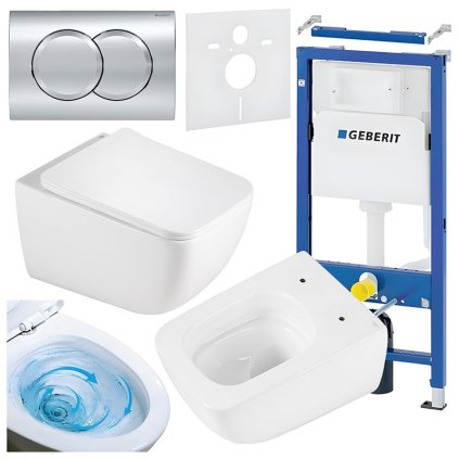 ZESTAW PODTYNKOWY WC STELAZ GEBERIT DUOFI MISKA YUZU WH TR 03 PRZYCISK DELTA 01 CHROM %5B162190%5D 1200