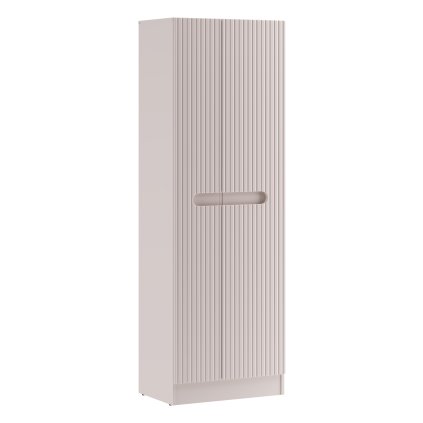 Doplňková koupelnová skříňka vysoká s košem na prádlo Nova Cashmere 60 kašmír