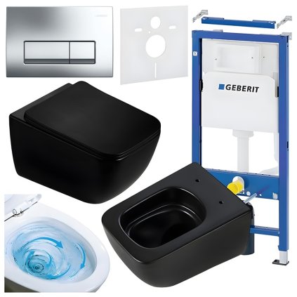 ZESTAW PODTYNKOWY WC STELAZ GEBERIT DUOFI MISKA YUZU MTB TR 03 PRZYCISK DELTA 50 CHROM %5B162492%5D 1200