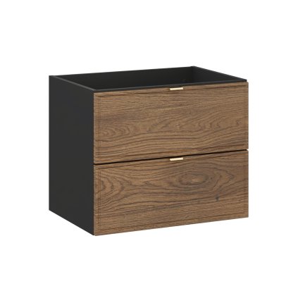 Koupelnová skříňka pod umyvadlo Talia Casella 60 černá/dub casella