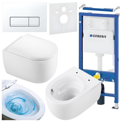 ZESTAW PODTYNKOWY WC STELAZ GEBERIT DUOFI MISKA LAKE WH TR 02 PRZYCISK DELTA 50 BIALY %5B163301%5D 1200