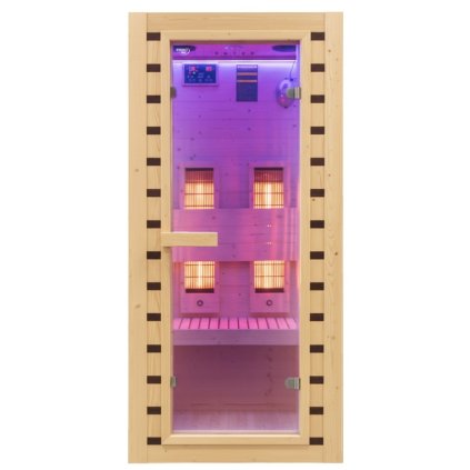 SAUNA SUCHA INFRARED NISKOTEMPERATUROWA TROMSO1 1 OSOBOWA 90 90 CM 230 V %5B160566%5D 1200