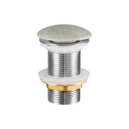 Umyvadlová výpusť kruhová bez přepadu T201M-Y1-3 kámen