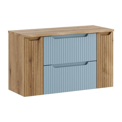 Koupelnová skříňka pod deskové umyvadlo Nova Denim 100 denim/dub coast evoke