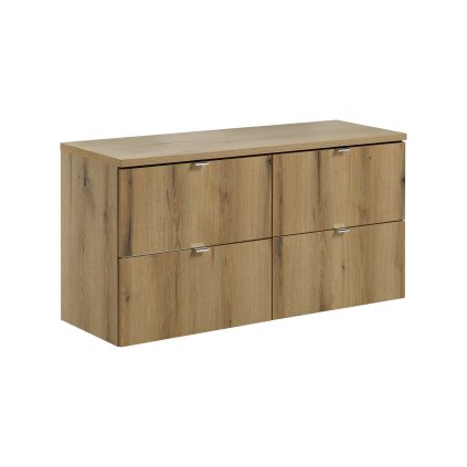 Koupelnová skříňka pod deskové umyvadlo set Nova Oak I. 120 dub coast evoke
