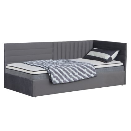 mevia postel sivohneda taupe 9