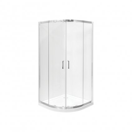 Čtvrtkruhový sprchový kout MODERN HR 80x80 (90x90), výška 185 cm - bez vaničky