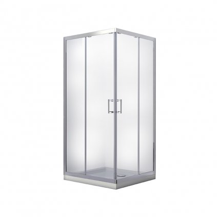 Čtvercový sprchový kout MODERN SQ 80x80 (90x90), výška 185 cm - bez vaničky