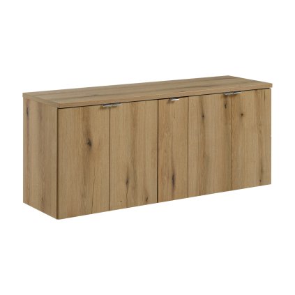 Koupelnová skříňka pod deskové umyvadlo set Nova Oak 140 dub coast evoke