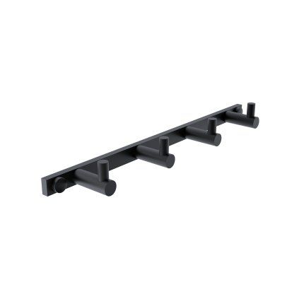 Čtyřháček s jednoduchými háčky BORMO černá - BRC 11104-90