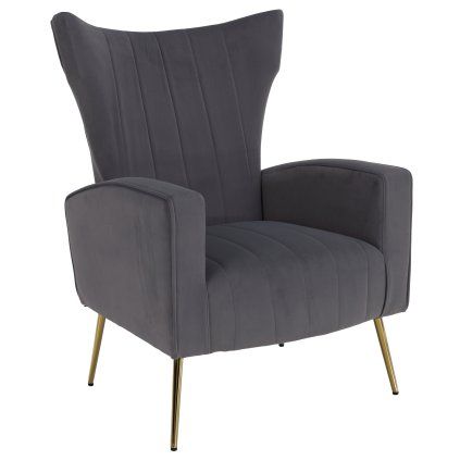 baret kreslo siva 01