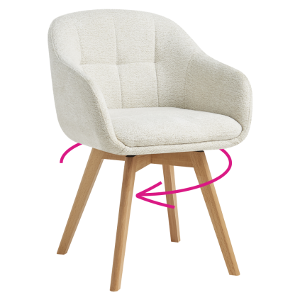 dimer dod otoc kreslo krem 00