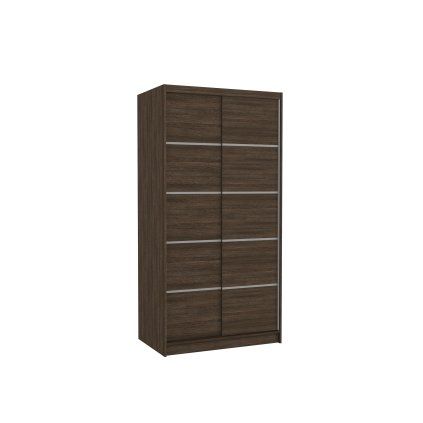 Šatní skříň posuvná RIVA CH 100, choco