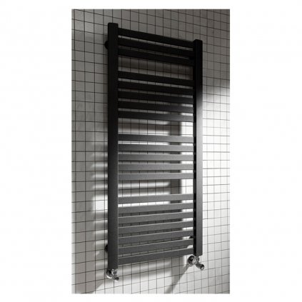 Koupelnový radiátor Neus D NSD12055 / bílá RAL 9016 (121x56,5 cm)