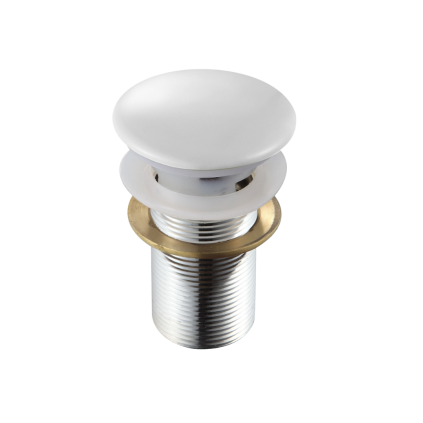Korek click clack F008 U20 bialy mat
