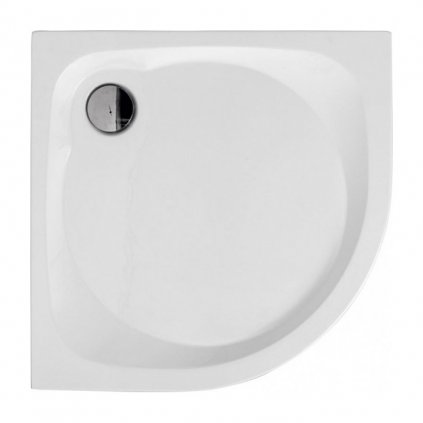 Kompaktní čtvrtkruhová akrylátová sprchová vanička New Style 1 80x80 (90x90, 100x100)