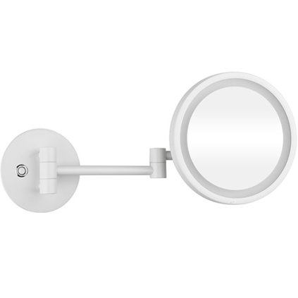 WHITE: Kosmetické zrcátko s LED osvětlením, ø 200 mm - 112101144