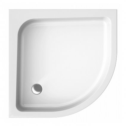 Čtvrtkruhová krylátová sprchová vanička Pako 2 80x80 (90x90)