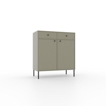 Komoda TILI 2D 2S E 84, eucaliptus
