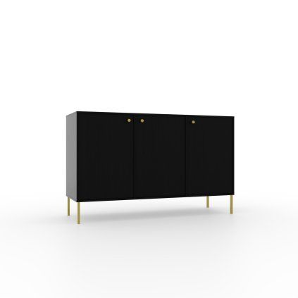 Komoda TILI 3D B 125, černá
