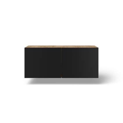 RTV stolek Lila AB 100, černá/dub artisan