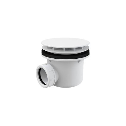 Vaničkový sifon vysoký SVS B90W (ø 90 mm, bílá)