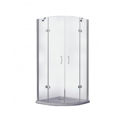 Čtvrtkruhový sprchový kout VIVA HR 80x80 (90x90), výška 195 cm - bez vaničky