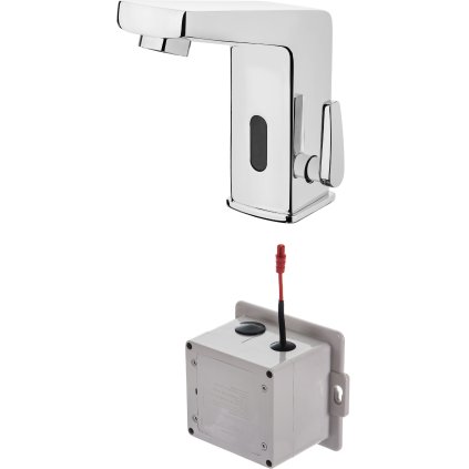 Bezdotyková umyvadlová baterie s regulací teploty - 4xAA - BCH 029R