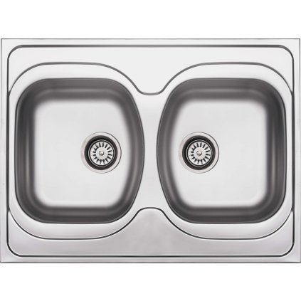 Dřez Tango 2 komory, nerez - ZM6 320N